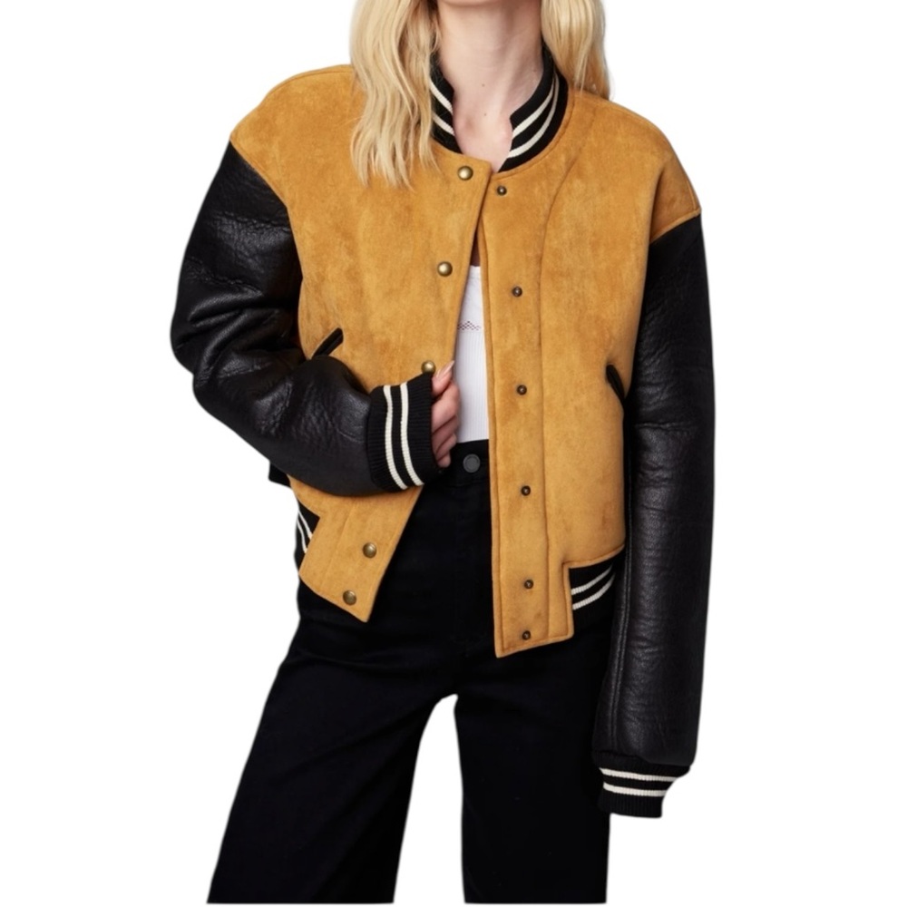 Blank NYC Bomber Jacket Coat Size Large New - Picture 4 of 15